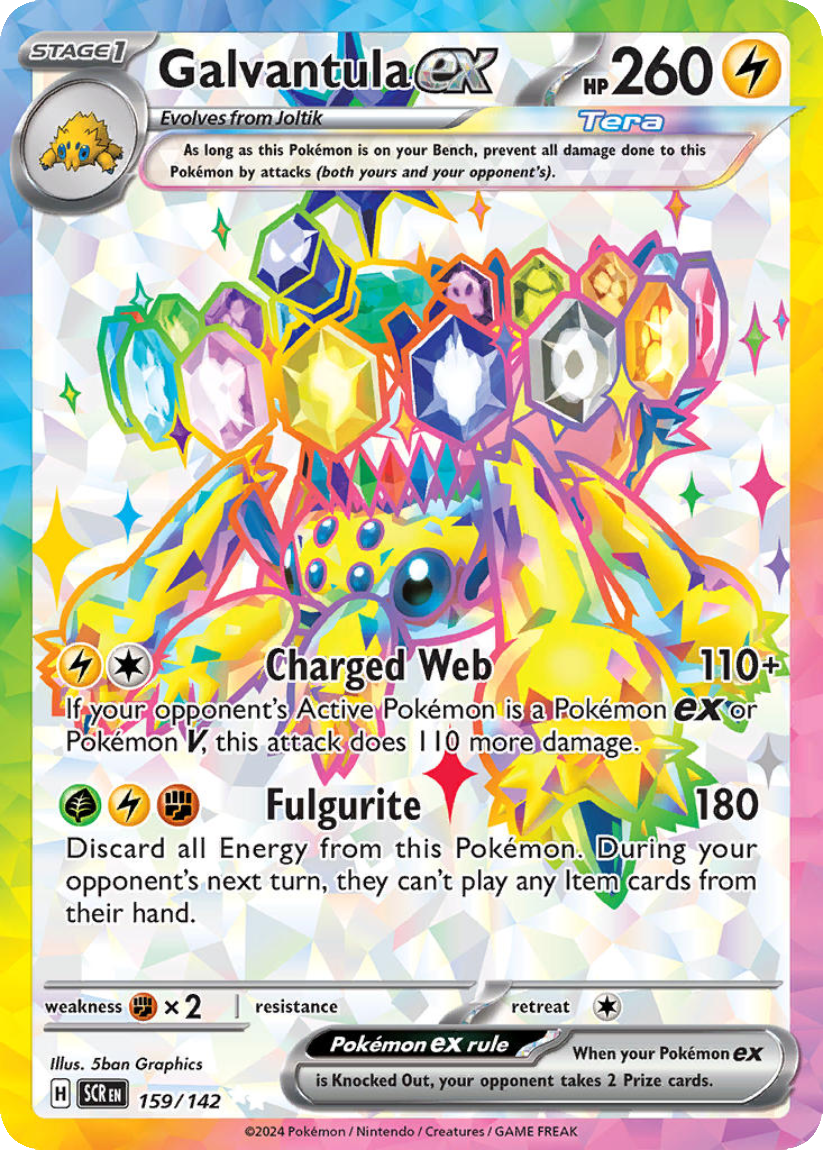 Galvantula ex - SCR 159/142 (Ultra Rare) EN Stellar Crown 2024
