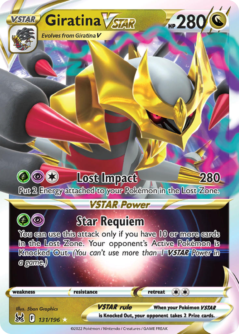 Giratina VSTAR - LOR 131/196 (Ultra Rare) EN Lost Origin 2022