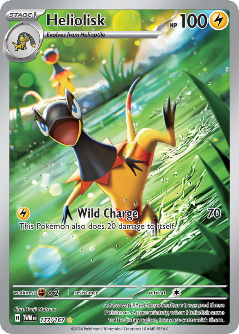 Heliolisk - TWM 177/167 (Illustration Rare) EN Twilight Masquerade 2024