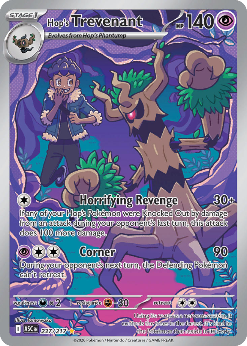 Hop’s Trevenant - ASC 237/217 (Illustration Rare) EN Ascended Heroes 2026