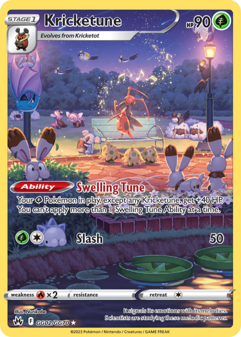 Kricketune - CRZ GG02/GG70 (Ultra Rare) English Crown Zenith: Galarian Gallery 2023