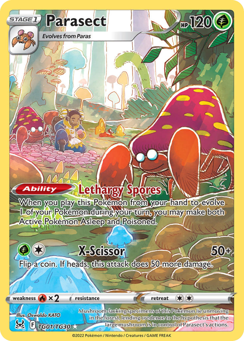 Parasect - LOR TG01/TG30 (Ultra Rare) EN Lost Origin: Trainer Gallery 2022