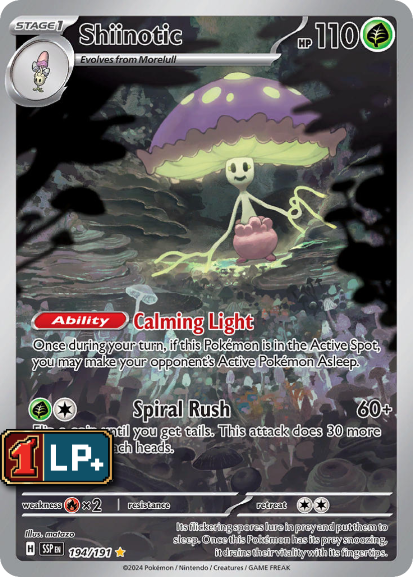 Shiinotic - SSP 194/191 (Illustration Rare) EN Surging Sparks 2024