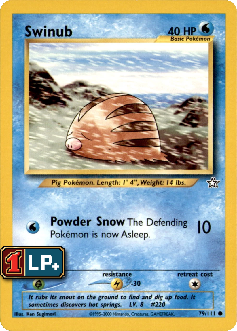Swinub - N1 79/111 (Common) EN Neo Genesis 2000