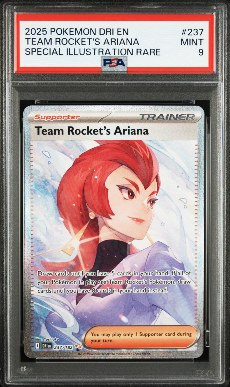 Team Rocket’s Ariana - DRI 237/182 (Special Illustration Rare) English Destined Rivals 2025